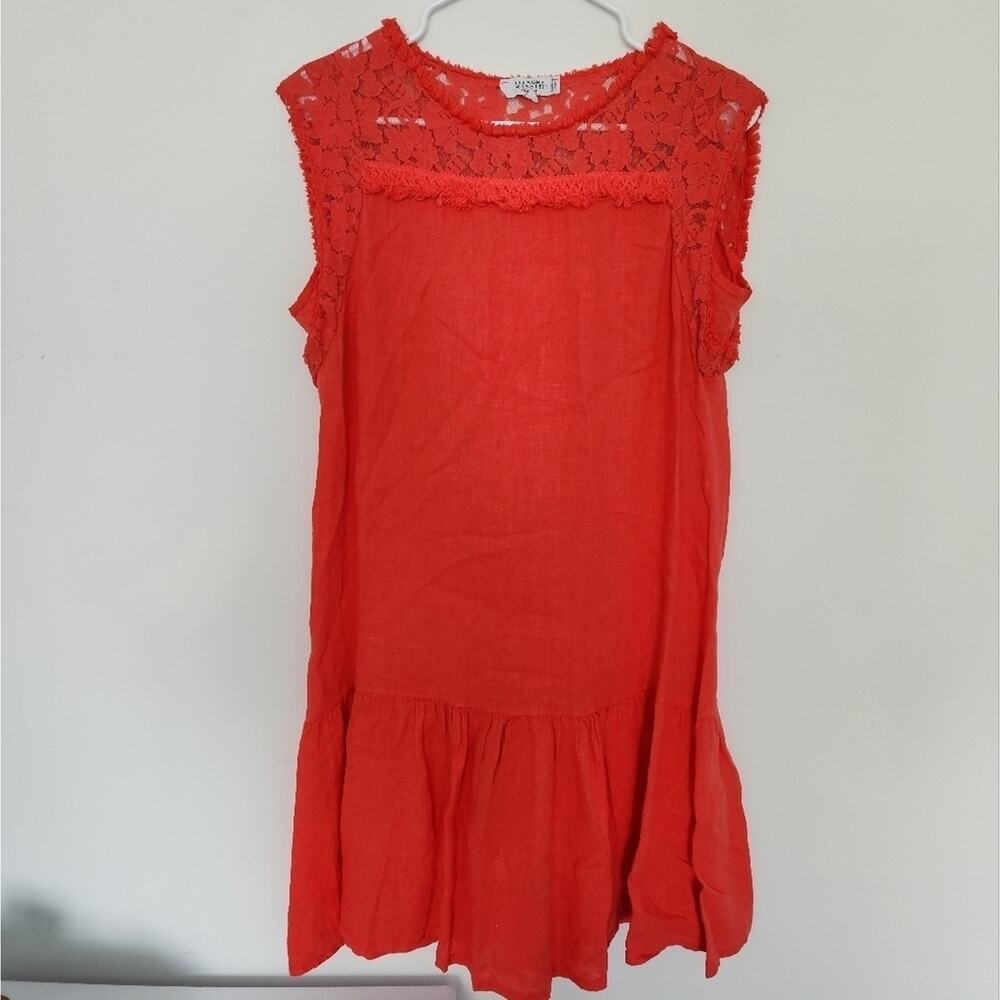 Allegra‎ Masetti Linen Mini Dress S